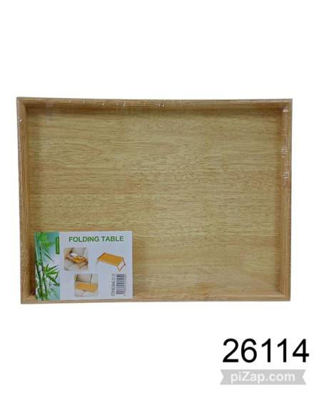 Imagen de BANDEJA MADERA DESAYUNADORA PARA LA CAMA 40X29 CM 3.26